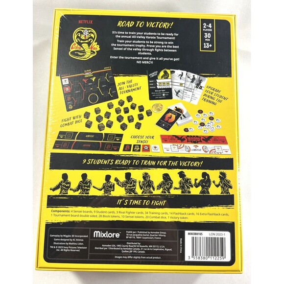 Cobra Kai Netflix Board Game Road to Victory Brand New Sealed - Picture 2 of 8